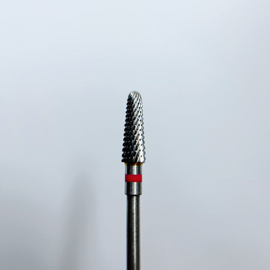 Carbide nail drill bit, "Thin Cone”, 3.1*14, Red