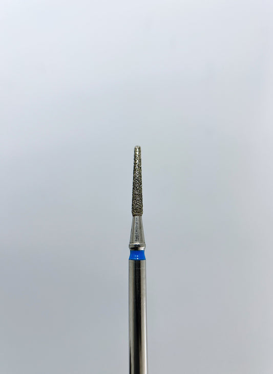 Diamond nail drill bit, “Needle”, 1.6*10 mm, Blue