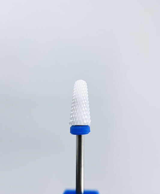 Ceramic nail drill bit, “Umbrella”, 6*14 mm, Blue