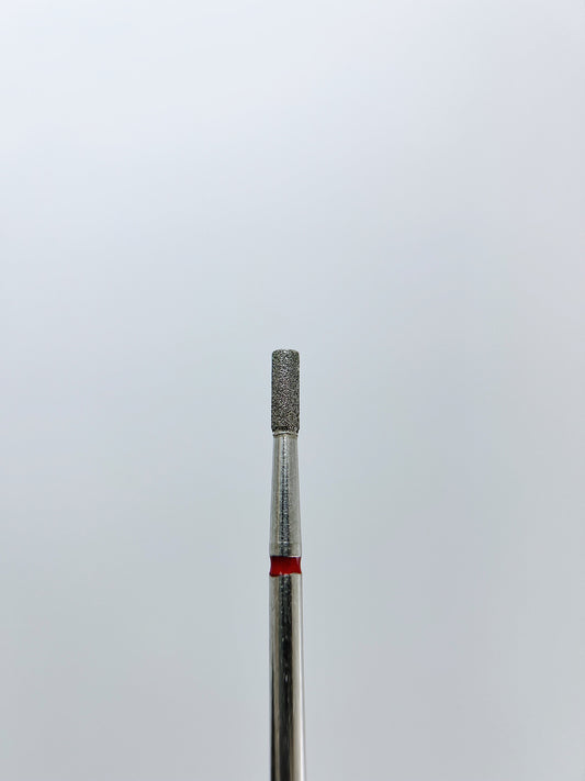 Алмазна фреза, "Циліндр", 2.3*6.0 мм, Червона