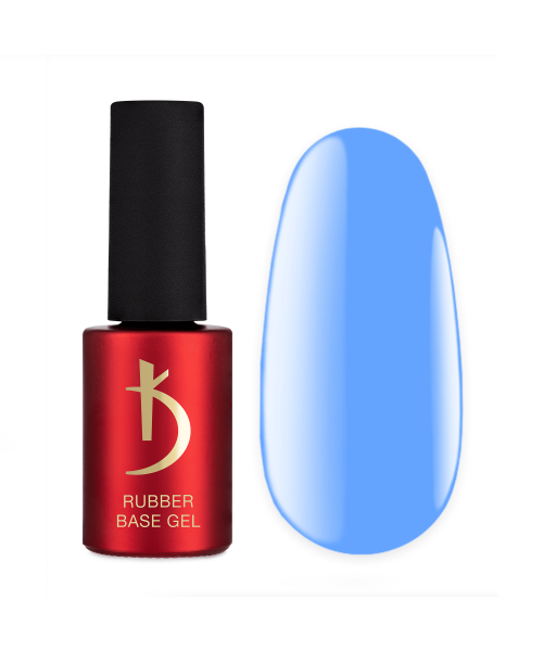 Gel de base en caoutchouc couleur Jelly Blue 7 ml. Kodi Professionnel