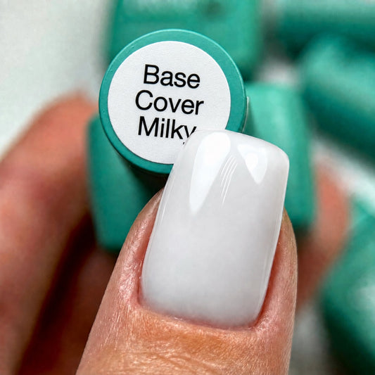 Base Cover MILKY 8 ml Siller