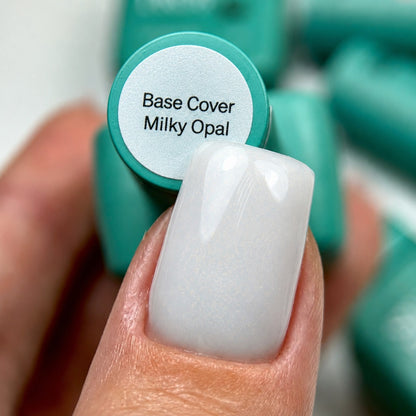 Base Cover OPAL MILKY 8 ml Siller