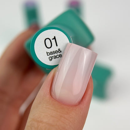 Base Cover Base&Grace №1 8 ml Siller