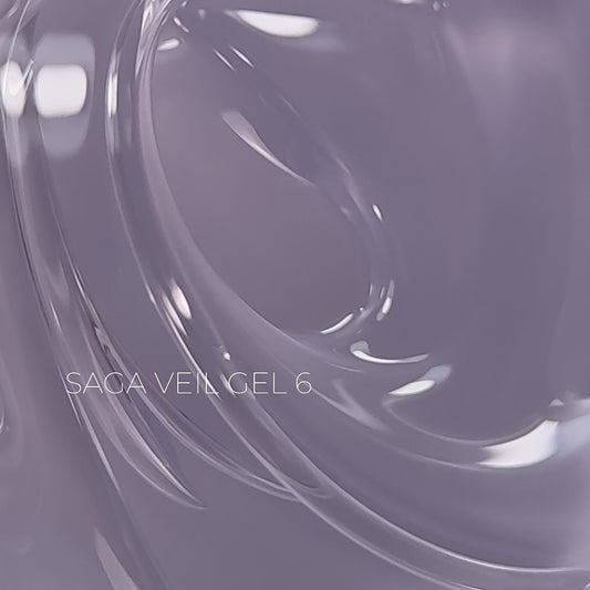 Builder Gel Veil №6 (Clear) 15 ml Saga Professional - Good Girl Gel