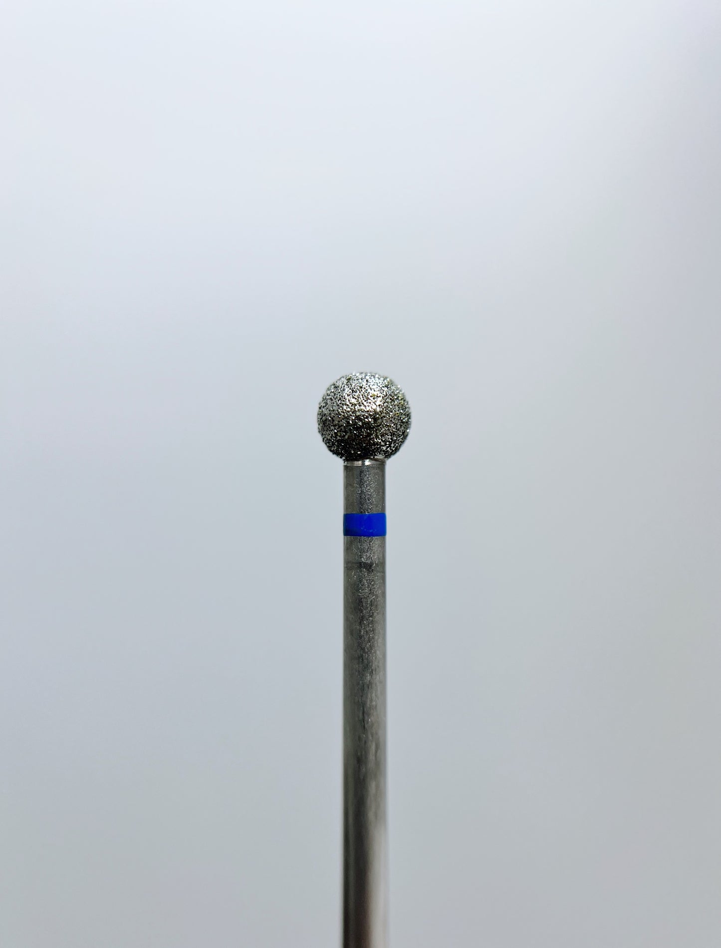Diamantový vrták na nehty, "Kulička", 5,0*4,8 mm, modrá
