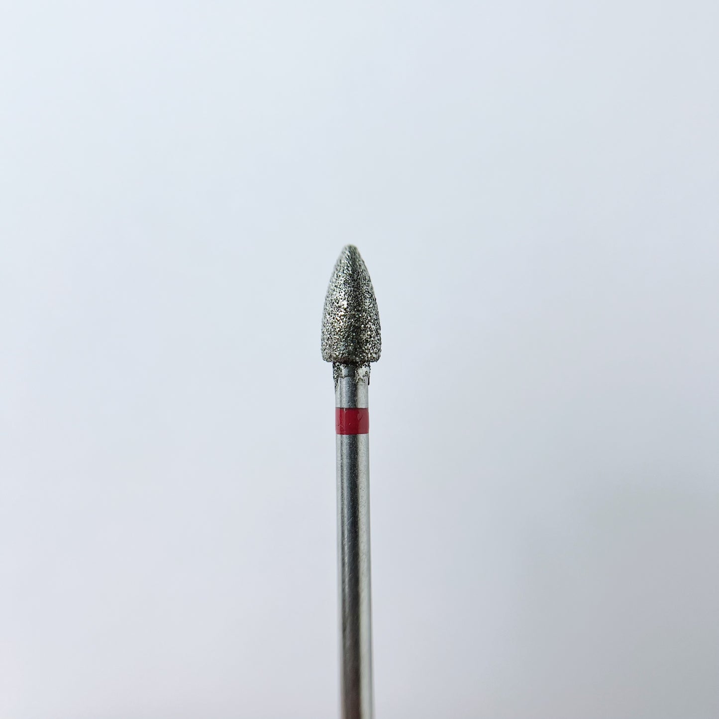 Wiertło diamentowe do pedicure, "Stożek”, 4.0*8.0 mm, Czerwone