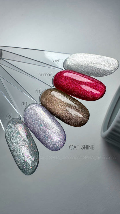 Gel polish Cat Shine №9 9 ml Saga Professional