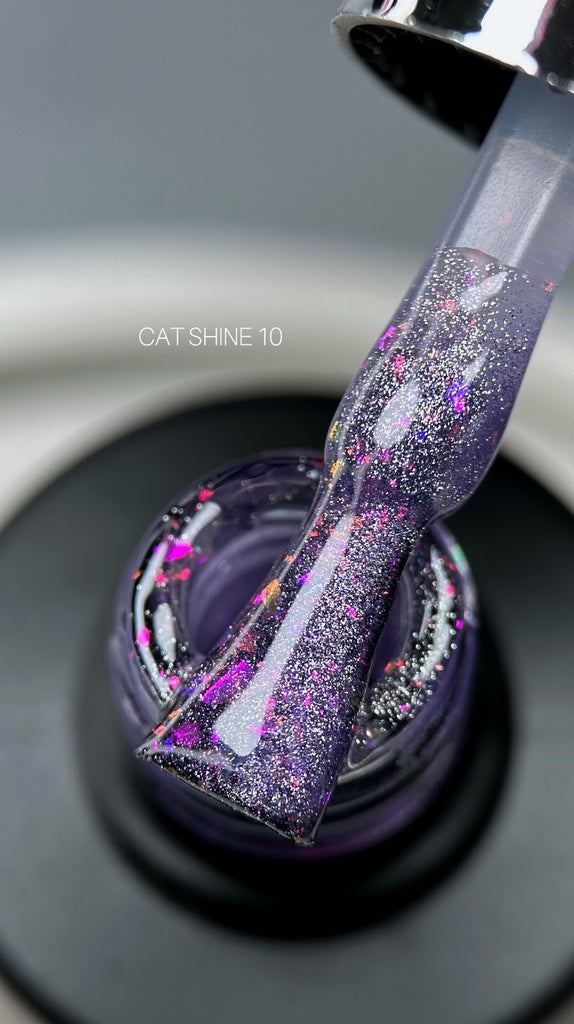 Gel polish Cat Shine №10 9 ml Saga Professional