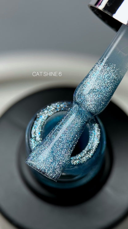 Gel polish Cat Shine №6 9 ml Saga Professional