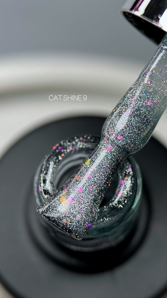 Gel polish Cat Shine №9 9 ml Saga Professional