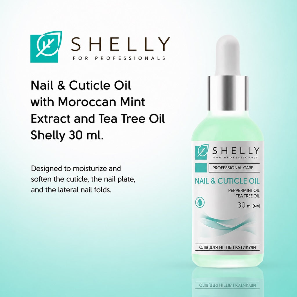 Cuticle- en nagelolie (Marokkaanse muntextract en tea tree) Shelly