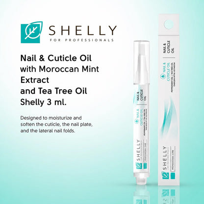 Cuticle- en nagelolie (Marokkaanse muntextract en tea tree) Shelly