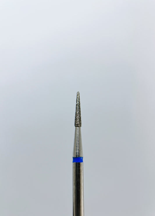 Foret à ongles diamanté, « aiguille », 1,0*8,0 mm, bleu