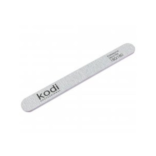 Nail Straight file 180/180 (colore: grigio chiaro, formato 178/19/4) Kodi Professional