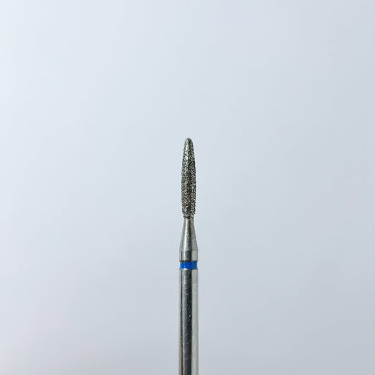 Diamant-Nagelbohrer, „Flamme“, 1,8*8,7 mm, Blau