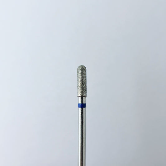 Gyémánt körömfúró, "Cylinder" lekerekített, 3,0*10 mm, kék