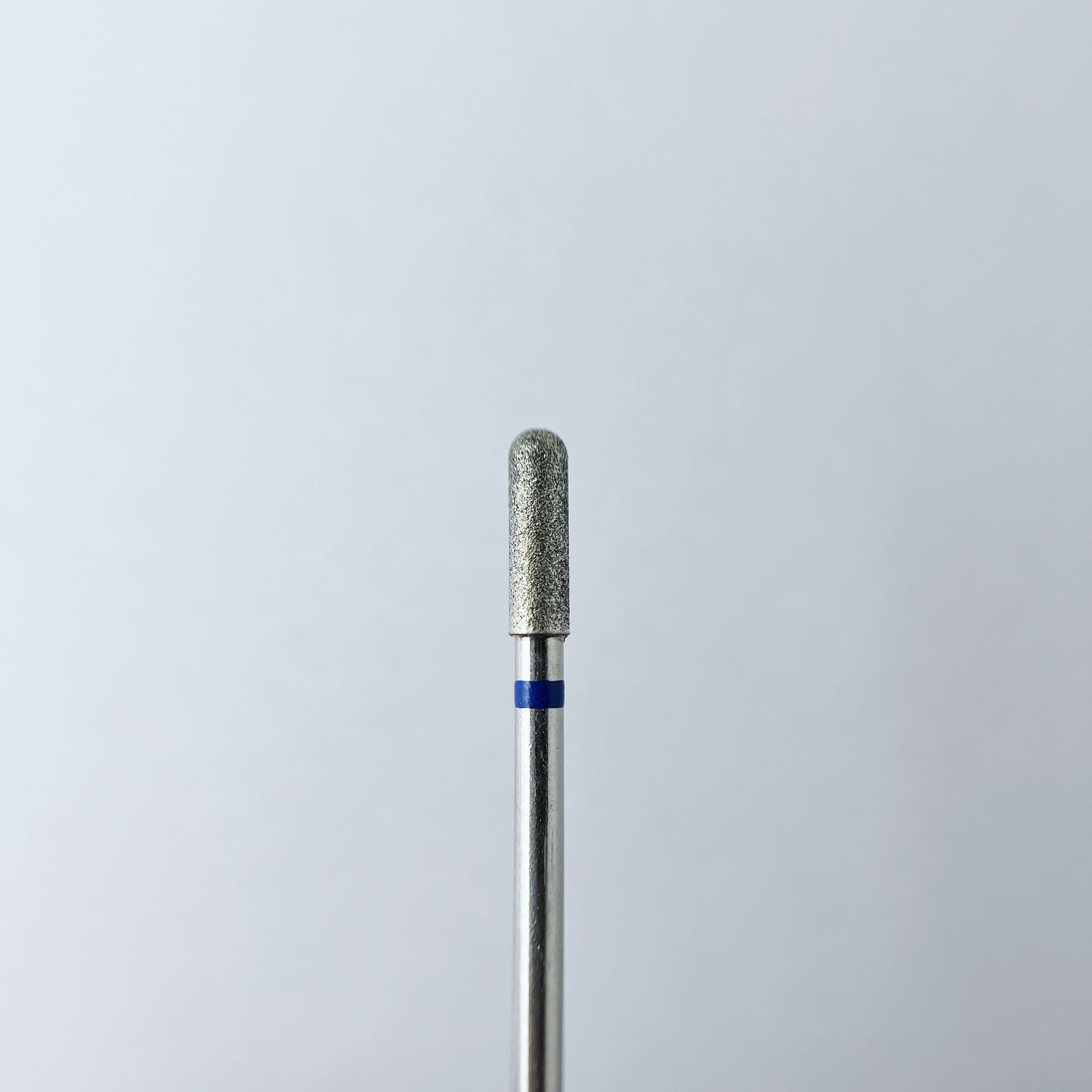 Diamentowe wiertło do paznokci, „Cylinder” zaokrąglone, 3,0*10 mm, niebieskie