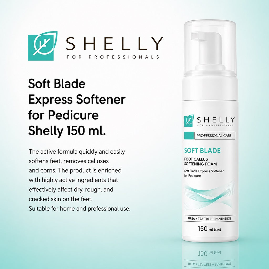 Ammorbidente Express in schiuma per pedicure - Soft Blade 150 ml Shelly