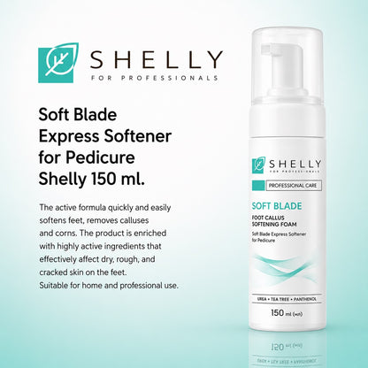 Ammorbidente Express in schiuma per pedicure - Soft Blade 150 ml Shelly
