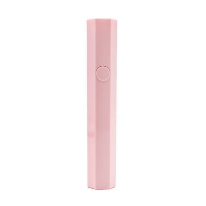 Taschenlampenlampe für Gel-Nagellack (sechseckig, rosa)