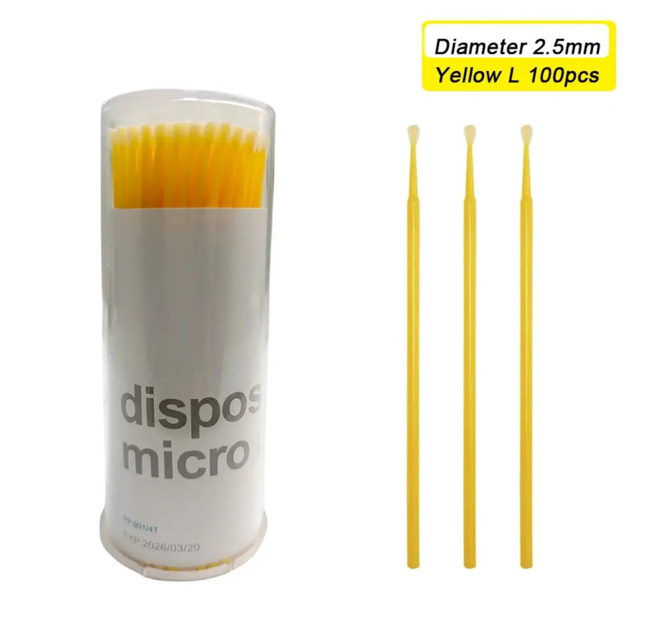 Flaschen-Mikropinsel 100 Stück