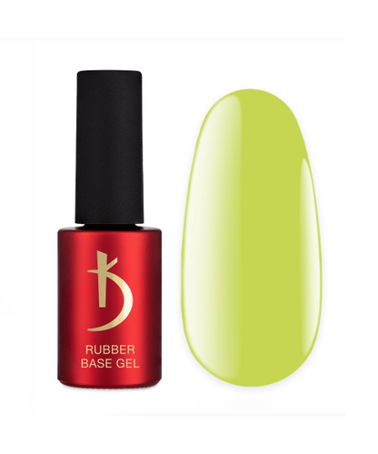 Gel de base en caoutchouc couleur vert gelée 7 ml. Kodi Professionnel