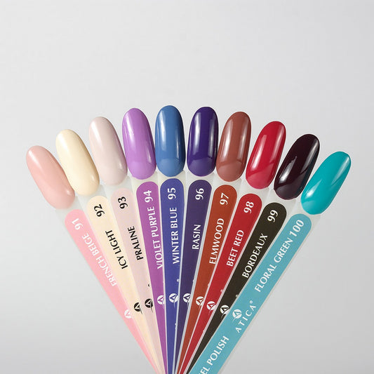 Гель лак №100 - Floral Green 8ml Atica