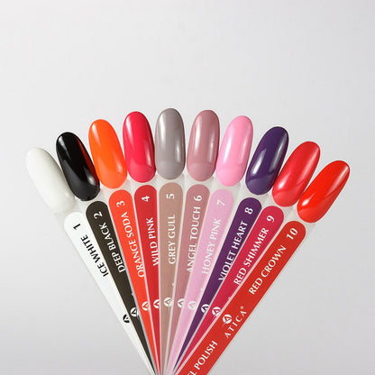 UV Nagellack №9 - Roter Shimmer 8ml Atica