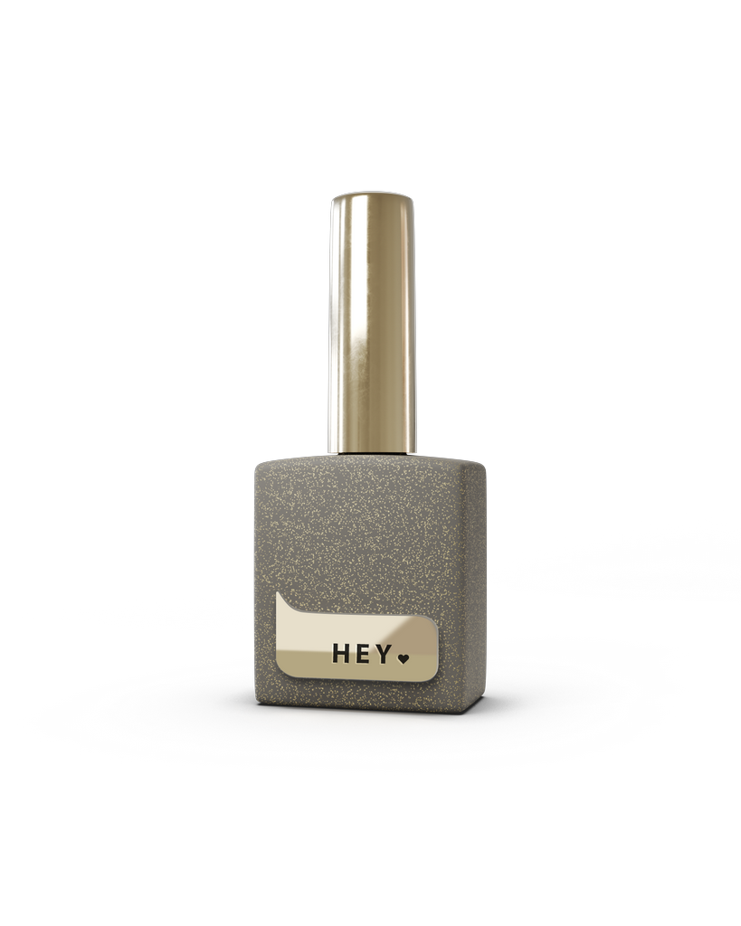 Decklack Gold Flakes Glossy 15 ml HEYLOVE