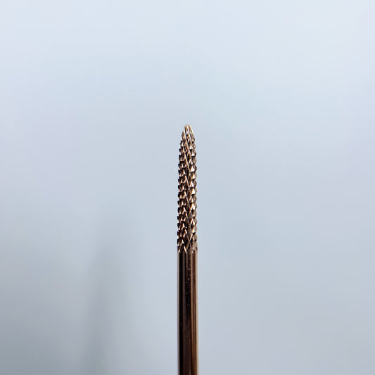 Carbide nail drill bit Rose Gold, “Needle”, 2.3*14.5, Red