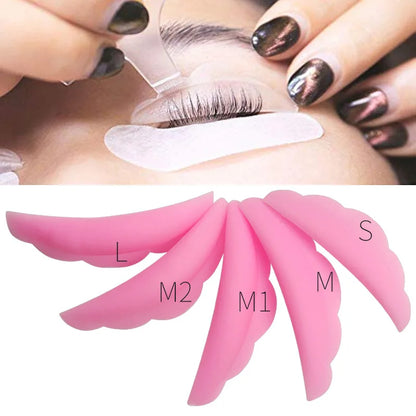 Silicone gasket eyelash perm 5 pairs