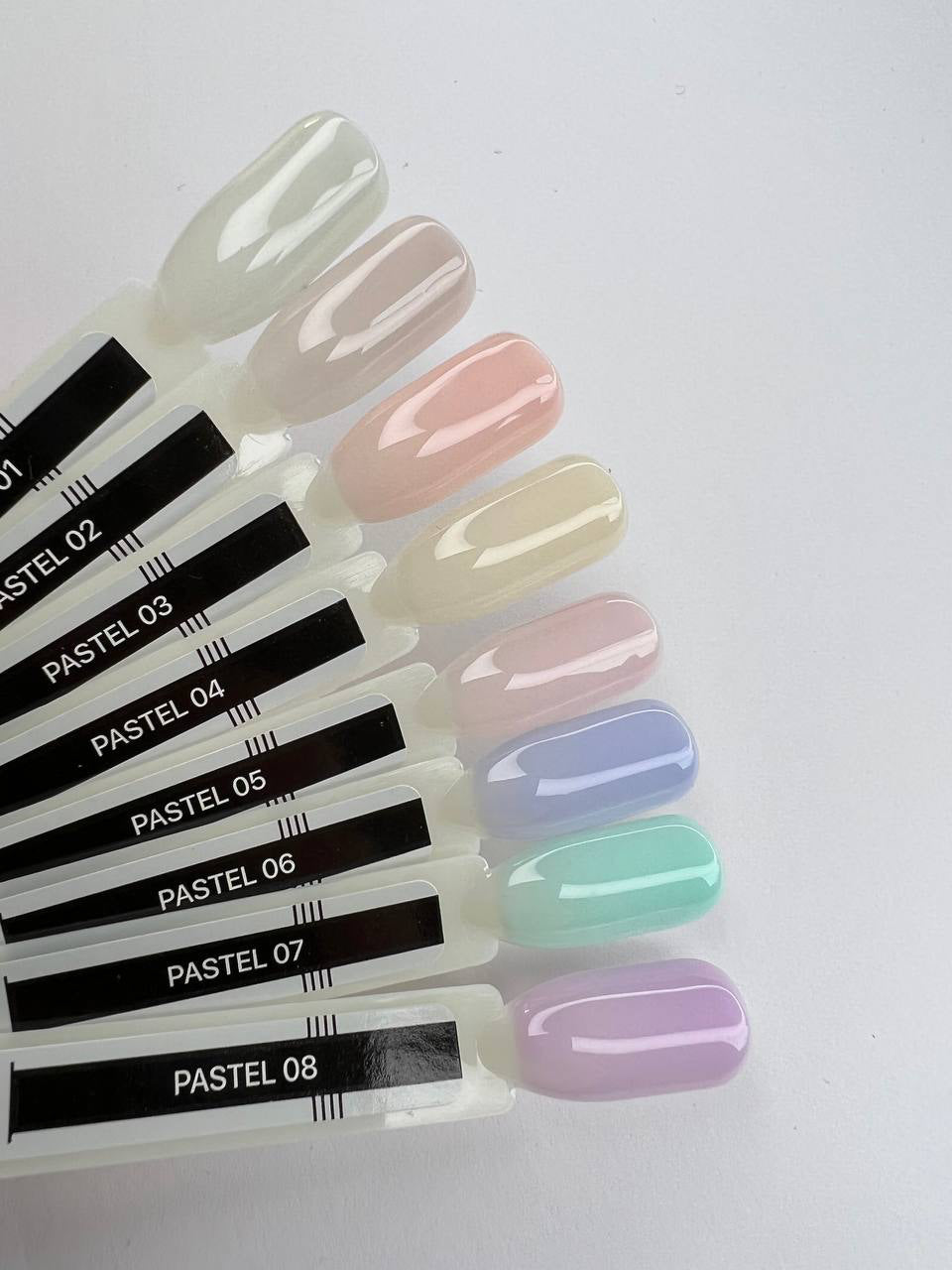 Color Rubber Base Gel, Pastell № 01, 7 ml
