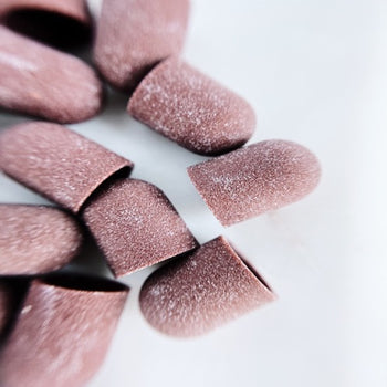 Sanding caps for pedicure 16*25mm Size L , set 5pcs - Good Girl Gel