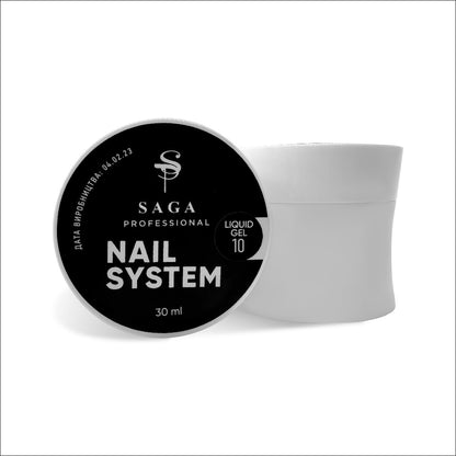 Tekutý gél №10 30 ml Saga Professional