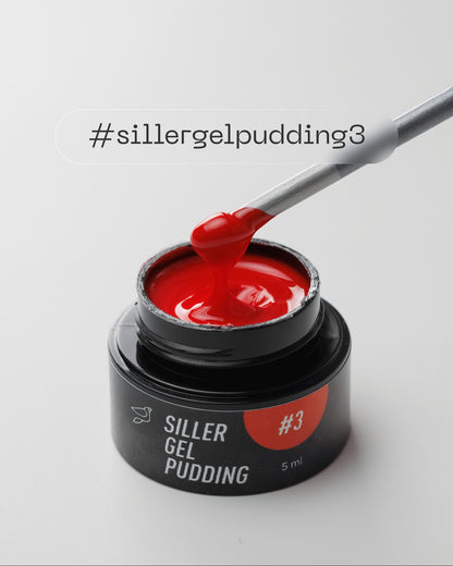 Gel Pudding №3 ЧЕРВОНИЙ 5 мл Siller