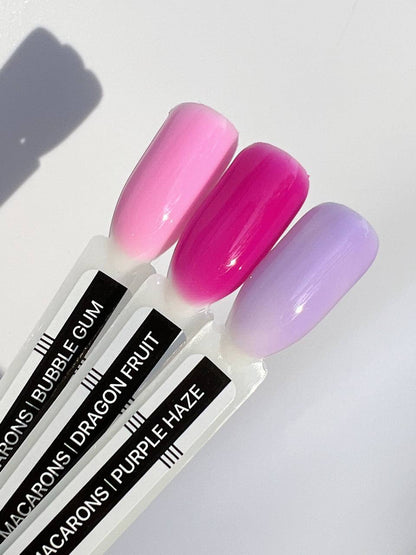 Color Rubber Base Gel Macarons Bubble Gum 7 ml. Kodi Professional