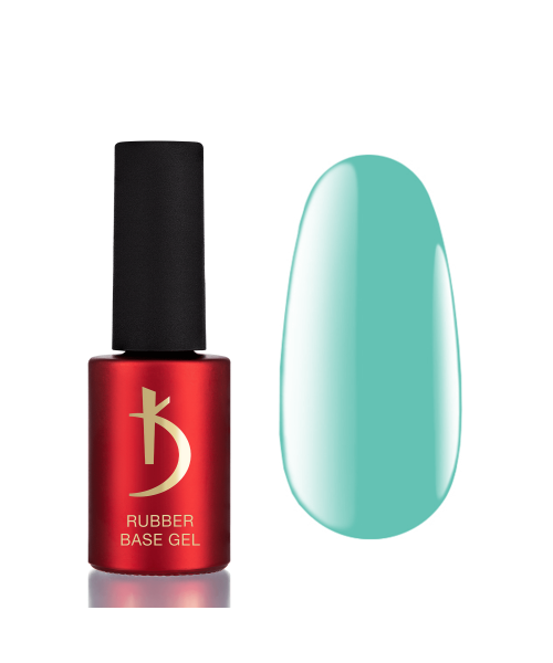 Кольоровий Rubber Base Gel Macarons Mint 7 мл. Kodi Professional