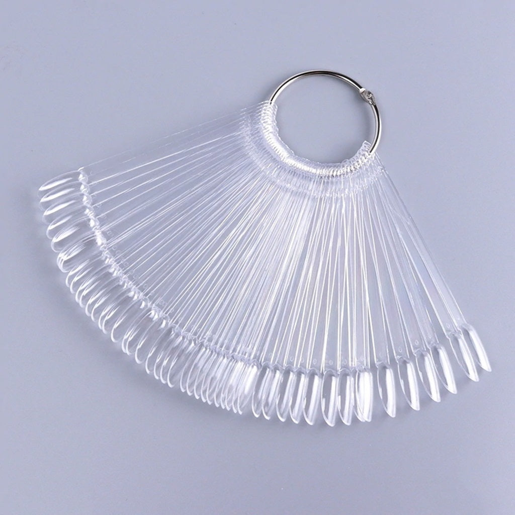 Типси Для Демонстрації Кольору, OVAL прозорий, 50 шт