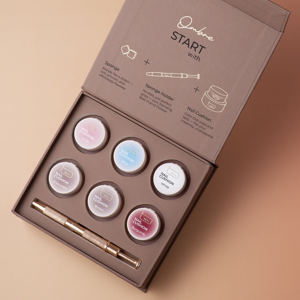 Nail cushion set «Brown» HEYLOVE