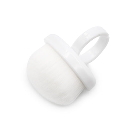 Nail dust brush for finger