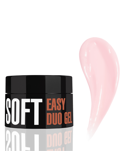 Professioneel acryl-gel systeem Easy duo gel Soft "Silk Cloud" (20g)