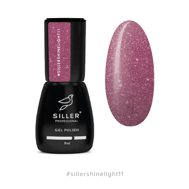 Vernis Gel Shine Light №11, 8 ml Siller