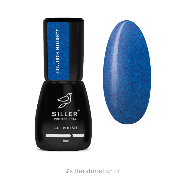 Esmalte en gel Shine Light n.º 7 8 ml Siller