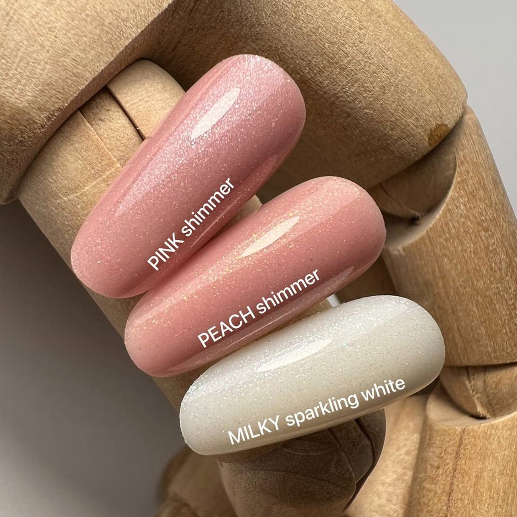 Camouflage Base Milky Sparkling White Fiber 30 ml Atica