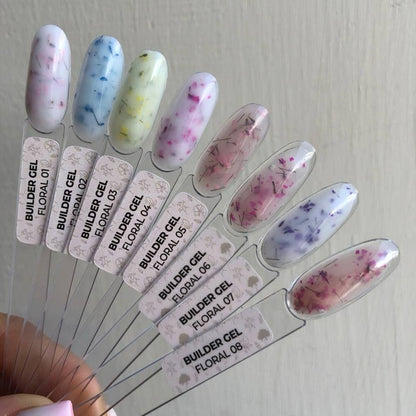 Builder Gel Floral №7 - Фіолетово-синій 30ml Atica