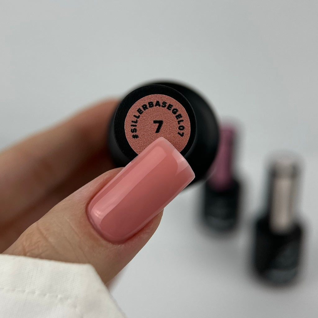 Base BaseGEL №7 15 мл (with brush) Siller - Good Girl Gel