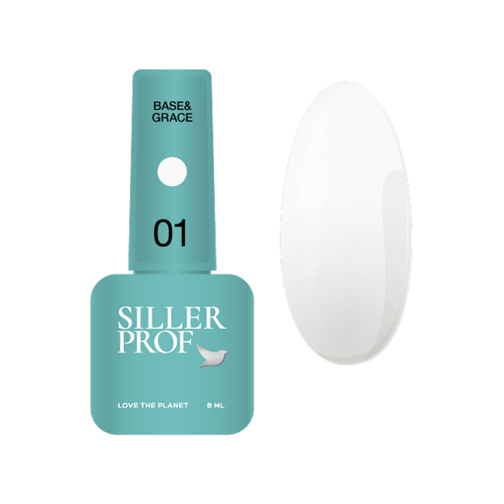 Base Cover Base&Grace №1 8 ml Siller