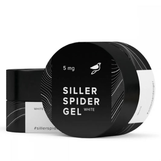 Spider Gel white 5 ml Siller