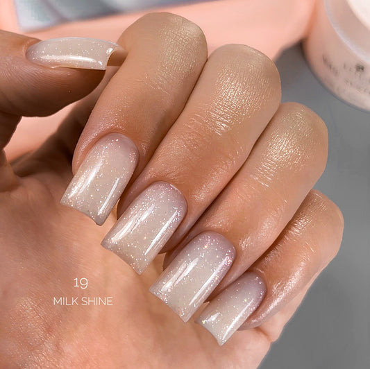 Sculpting Gel eXel №19 - Milk Shine Shimmer 30 ml Atica